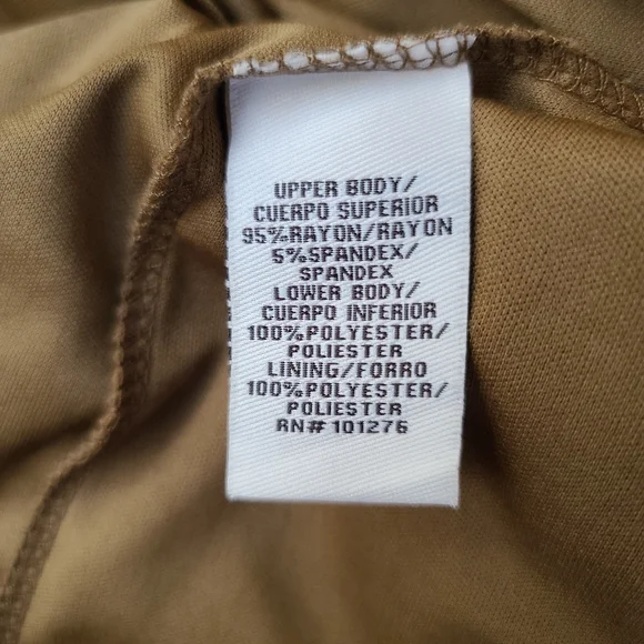 VINTAGE ECI Babydoll Tunic Top Mini Dress 10 L Appliques Rosette Ruffles Y2K - Picture 9 of 16